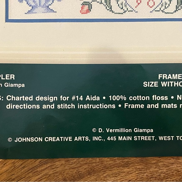 Elsa Williams Wisdom Sampler Counted Cross Stitch Kit NEW - Picture 6 of 10